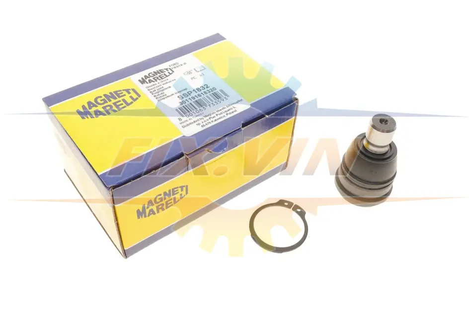 Опора кульова (передня/знизу) Ford Transit Courier 14-/Fiesta 08-/Mazda 2 07-15 MAGNETI MARELLI 301191618320 (фото 1)