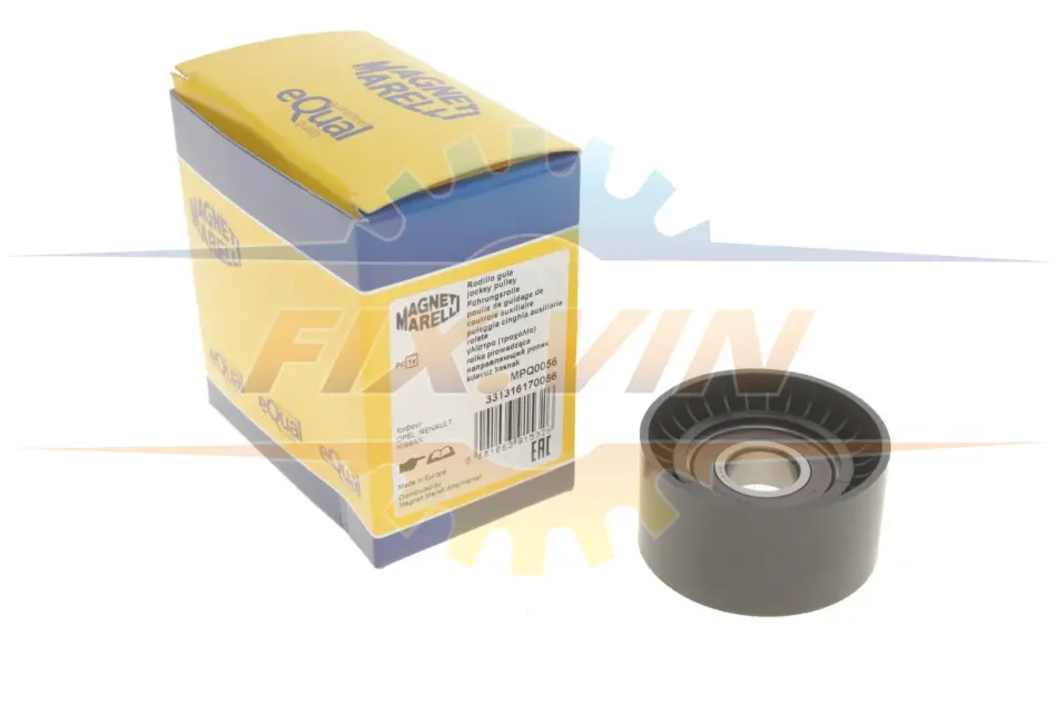 Ролик ведучий NISSAN, OPEL, RENAULT, VOLVO (Вир-во Magneti Marelli, кор. код MPQ0056) MAGNETI MARELLI 331316170056 (фото 1)