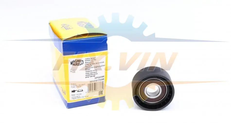 Ролик генератора Citroen Berlingo/Peugeot Partner 1.6HDi (натяжний) (55x25) (MPQ0096) MAGNETI MARELLI 331316170096 (фото 1)