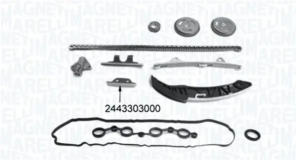 HYUNDAI Р/к-кт ланцюга ГРМ i10/20 1.2 08- KIA Ceed MAGNETI MARELLI 341500001350 (фото 1)