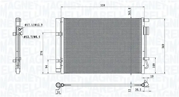 Автодеталь MAGNETI MARELLI 350203100800 (фото 1)
