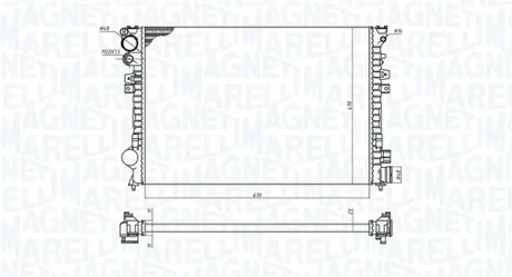 Теплообменник MAGNETI MARELLI 350213102700