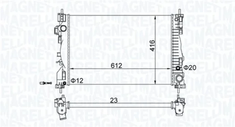 Теплообменник MAGNETI MARELLI 350213129700