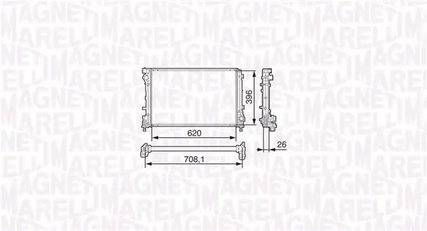 Теплообменник MAGNETI MARELLI 350213131700 (фото 1)