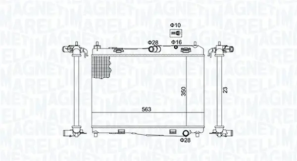 Теплообменник MAGNETI MARELLI 350213142100 (фото 1)
