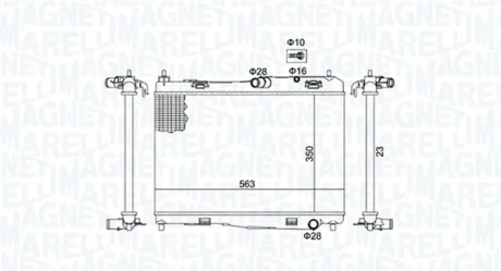 Теплообменник MAGNETI MARELLI 350213142100