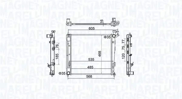 Автодеталь MAGNETI MARELLI 350213160500 (фото 1)