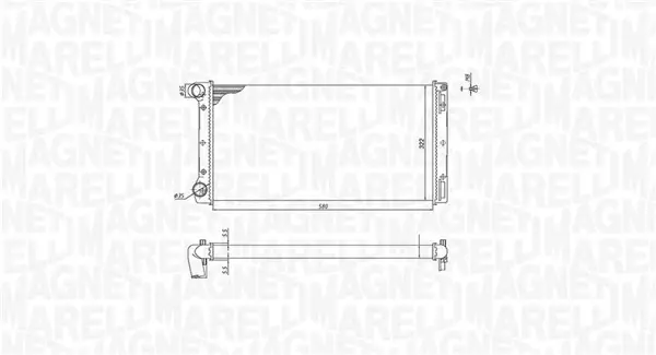 Теплообменник MAGNETI MARELLI 350213168000 (фото 1)