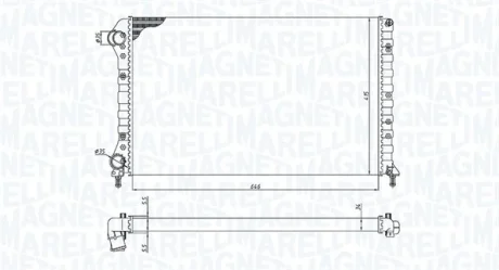 Теплообменник MAGNETI MARELLI 350213179000
