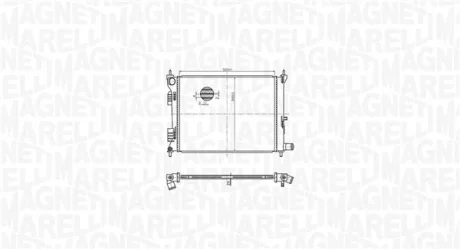 Радіатор HYUNDAI i20 MAGNETI MARELLI 350213179500