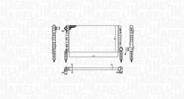 Теплообменник MAGNETI MARELLI 350213180000 (фото 1)