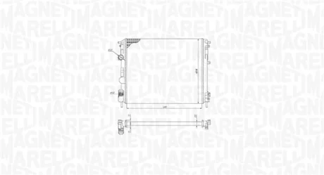 Chіodnica DACIA LOGAN 1.4/1.6 DACIA LOGAN/SANDERO 1.4/1.6 MAGNETI MARELLI 350213195200