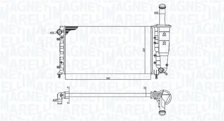 Теплообменник MAGNETI MARELLI 350213196000