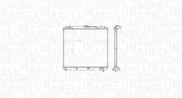 Радіатор двигуна NISSAN NAVARA NP300, PATHFINDER III 2.5D 01.05- MAGNETI MARELLI 350213212800 (фото 1)