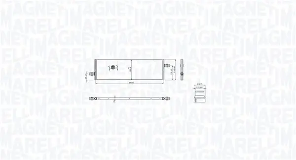 Magneti Marelli Радіатор, система охолодження двигуна MAGNETI MARELLI 350213217100 (фото 1)