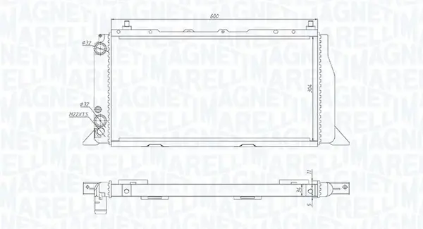Теплообменник MAGNETI MARELLI 350213406000 (фото 1)