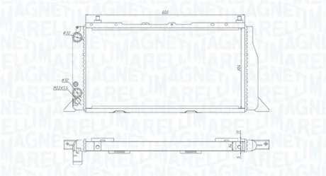 Теплообменник MAGNETI MARELLI 350213406000
