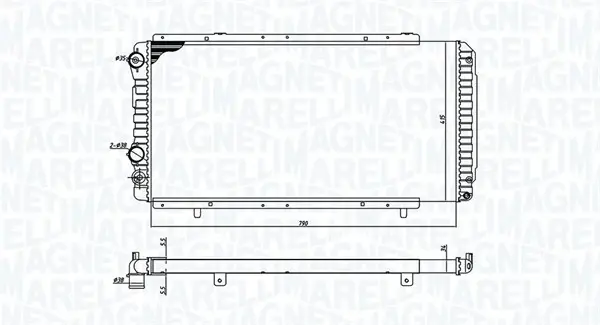 Теплообменник MAGNETI MARELLI 350213707000 (фото 1)