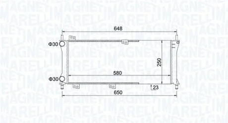 Теплообменник MAGNETI MARELLI 350213814000