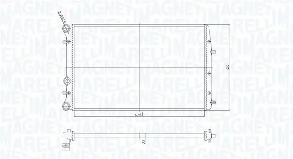 Теплообменник MAGNETI MARELLI 350213841000 (фото 1)