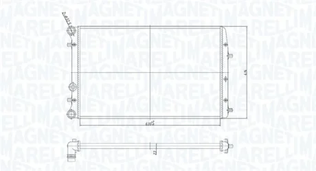 Теплообменник MAGNETI MARELLI 350213841000