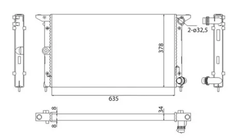 Теплообменник MAGNETI MARELLI 350213844003
