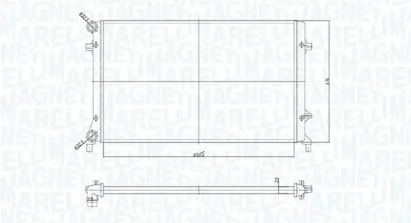 Теплообменник MAGNETI MARELLI 350213853000 (фото 1)