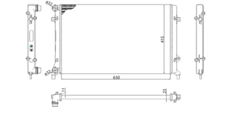 Теплообменник MAGNETI MARELLI 350213853003