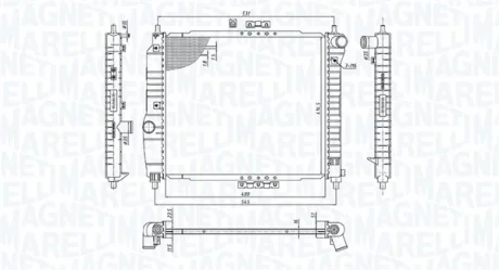 Теплообменник MAGNETI MARELLI 350213891000