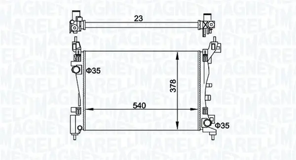 Теплообменник MAGNETI MARELLI 350213899000 (фото 1)