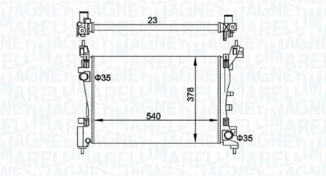 Теплообменник MAGNETI MARELLI 350213899000