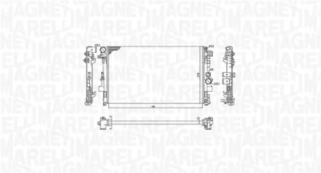 Теплообменник MAGNETI MARELLI 350213955000