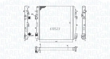 Теплообменник MAGNETI MARELLI 350213995000