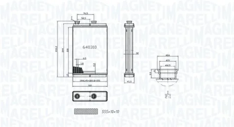 Теплообменник MAGNETI MARELLI 350218065000
