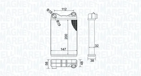 Автодеталь MAGNETI MARELLI 350218456000