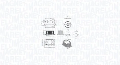 Масляний радіатор MAGNETI MARELLI 350300000900