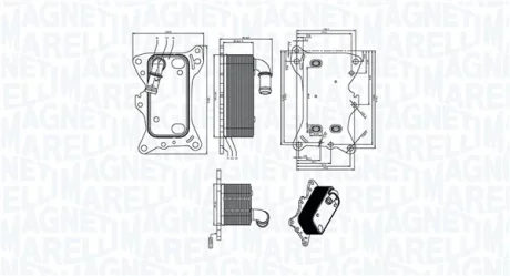 Масляний радіатор MAGNETI MARELLI 350300006300