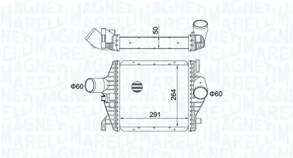 DB Інтеркулер Vito 2.2CDI 99- MAGNETI MARELLI 351319204220 (фото 1)