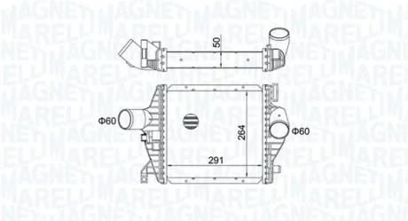 DB Інтеркулер Vito 2.2CDI 99- MAGNETI MARELLI 351319204220