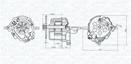 CITROEN помпа мастила Jumper 2.2HDI 06- MAGNETI MARELLI 351516000002