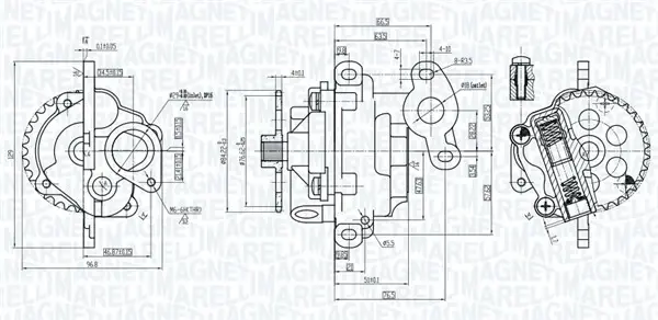 Magneti Marelli Оливний насос MAGNETI MARELLI 351516000011 (фото 1)