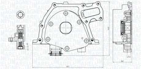 Magneti Marelli Оливний насос MAGNETI MARELLI 351516000017