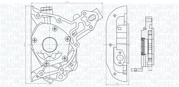 Оливний насос MAGNETI MARELLI 351516000025 (фото 1)