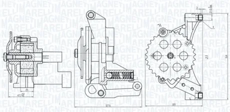 Magneti Marelli Оливний насос MAGNETI MARELLI 351516000032