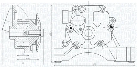 Magneti Marelli Оливний насос MAGNETI MARELLI 351516000033