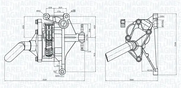 Magneti Marelli Оливний насос MAGNETI MARELLI 351516000041 (фото 1)