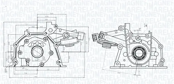Magneti Marelli Оливний насос MAGNETI MARELLI 351516000046 (фото 1)