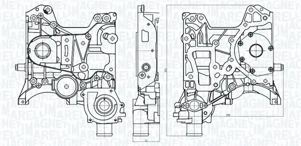 Масляний насос MAGNETI MARELLI 351516000048 (фото 1)