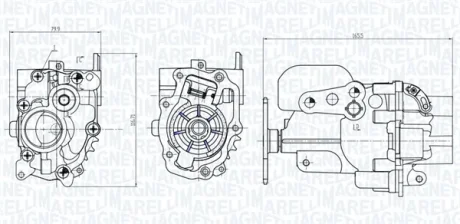 Помпа оливи DB W205 1.6d 180-200BlueTEC MAGNETI MARELLI 351516000055