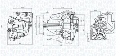 Magneti Marelli Оливний насос MAGNETI MARELLI 351516000056